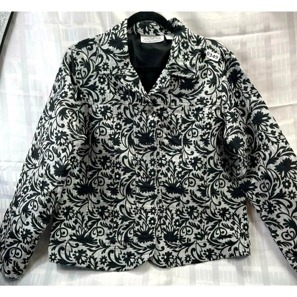 NEW DIRECTION, Women VEST, long sleeve, SIZE L, COLOR BLACK - Picture 7 of 13